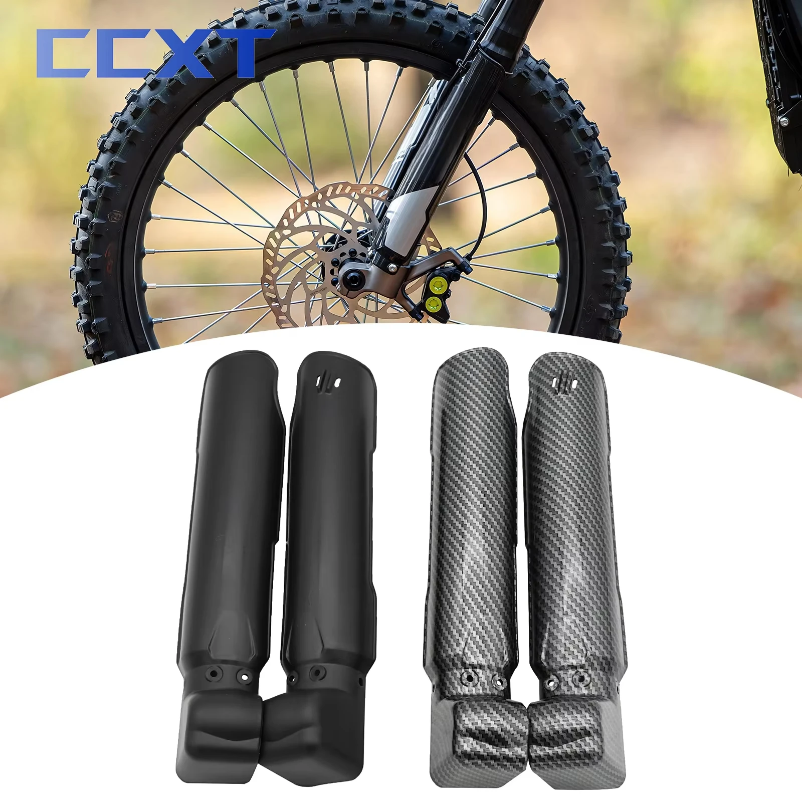 

Motorcycle Electric Vehicle Front Fork Guard For Surron Sur-Ron Light Bee X/S Shock Absorber Cover Wheel Axle Protection Parts
