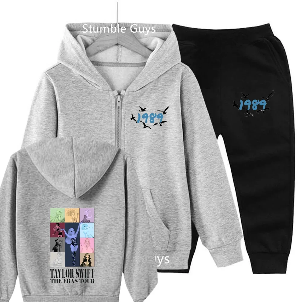 Taylor Swiftme Spring Zipper Hoodie Loose Sweatshirt for Boys and Girls