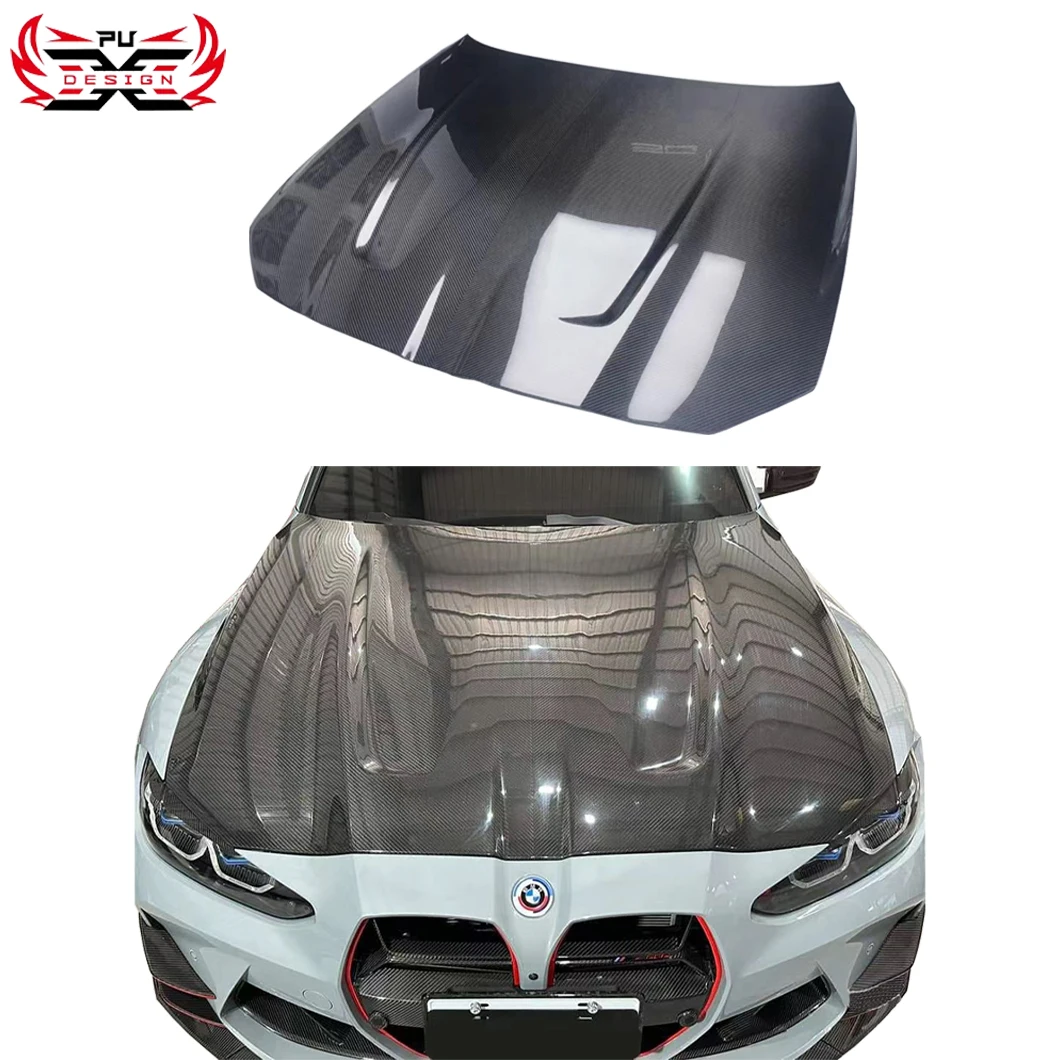 High Quality for  M3 G80 M4 G82 G83 Dry Carbon Fiber Hood Bonnet Hood Cover CSL Style Body Kit