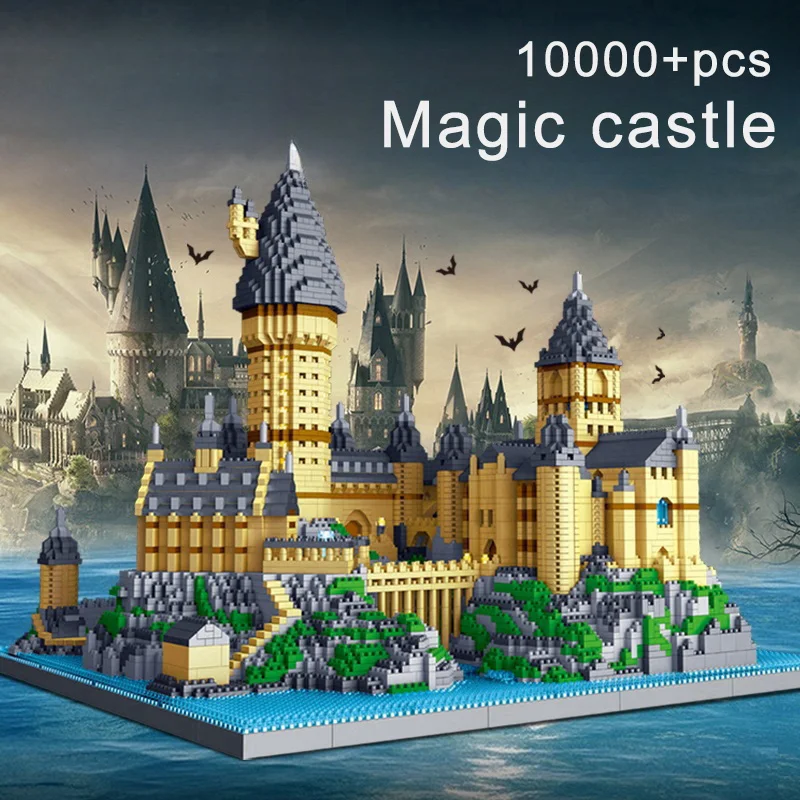 

Креативный классический фильм Волшебная модель Мини-строительный блок Magic Academy Building Series Микро-кирпичные игрушки на дни рождения