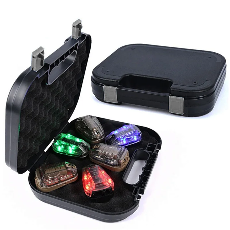 Tactical G-Series Handgun Case, Hard ABS Shockproof Portable Box with Egg Foam