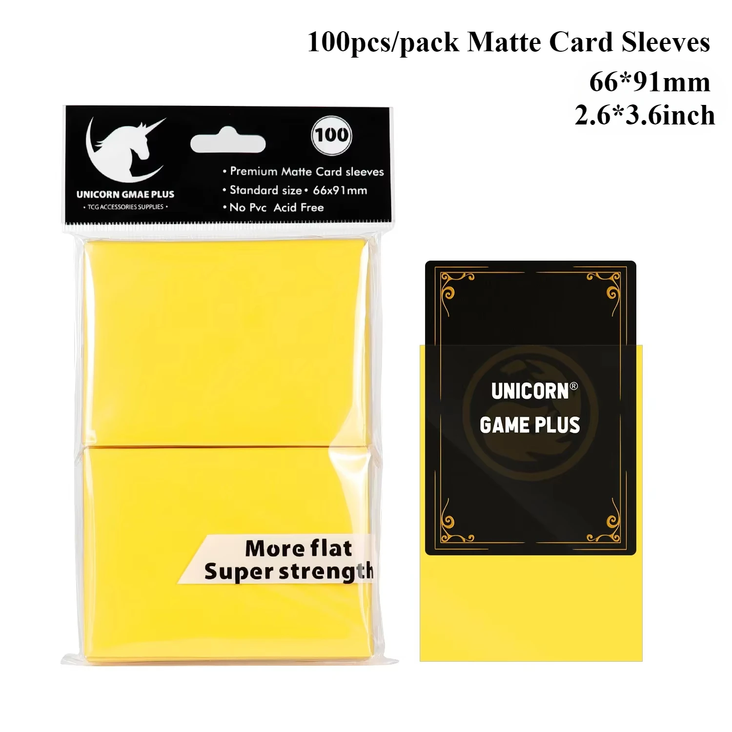 100PCS 66x91mm Matte Standaard Maat Kaart Mouwen TCG Trading Cards Protector Voor Tarot Shield Bordspellen magische Cover PKM