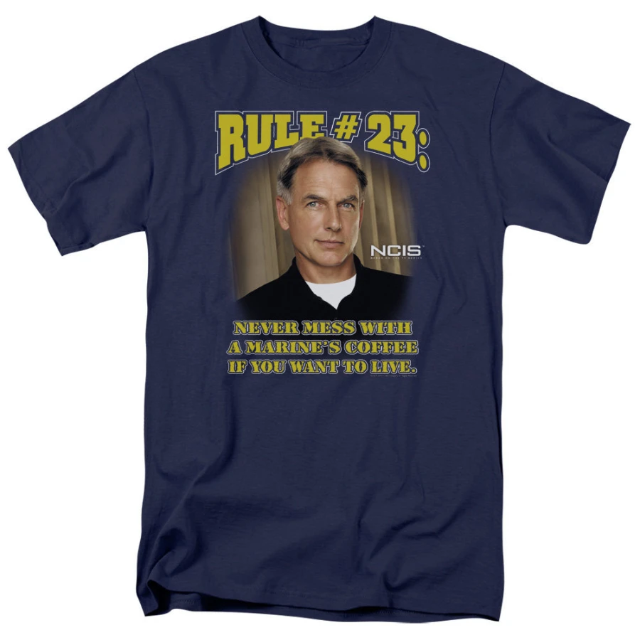 NCIS Gibb's Rule 23 Navy Shirts Summer New Women's Vintage Breathable Tee Streetwear Oversized Loose Casual