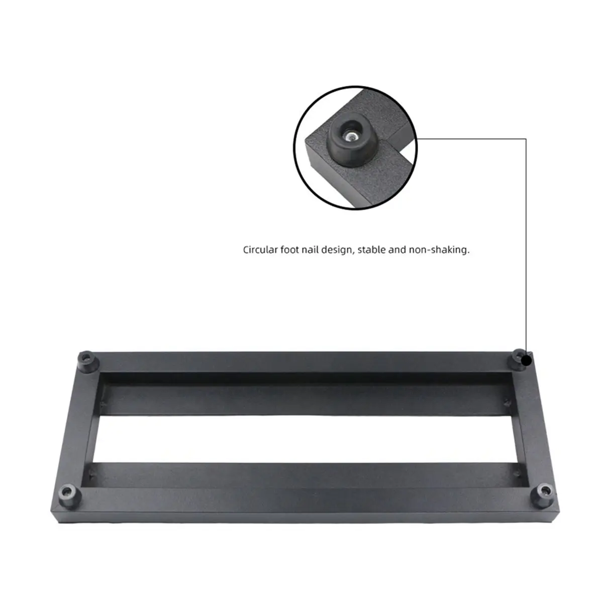 (AD12) Guitar Effector Board Aluminium Alloy Guitar Effects Pedal Board Small Effects Pedalboard Mounting Rail Bracket