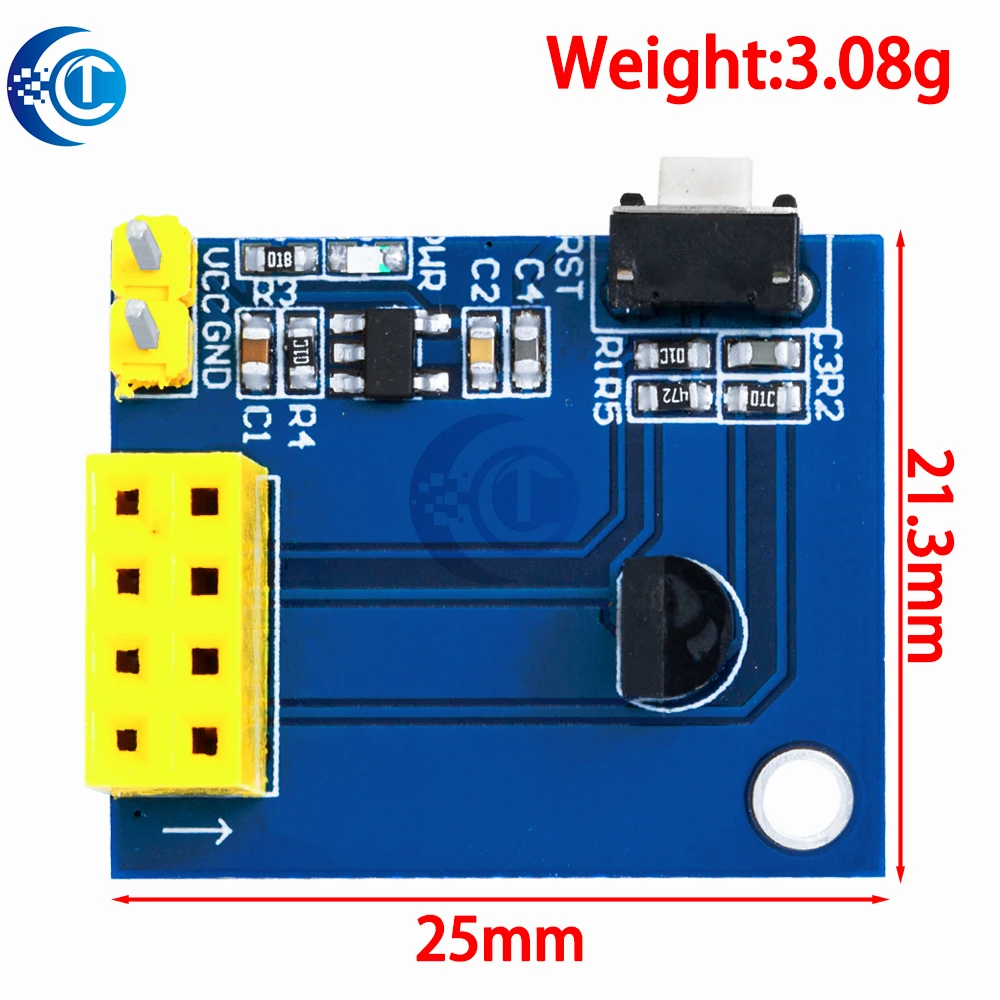 Smart Home DIY Kit for ESP8266 WiFi NodeMCU – Comes with ESP-01, ESP-01S & DS18B20 Temperature Sensor