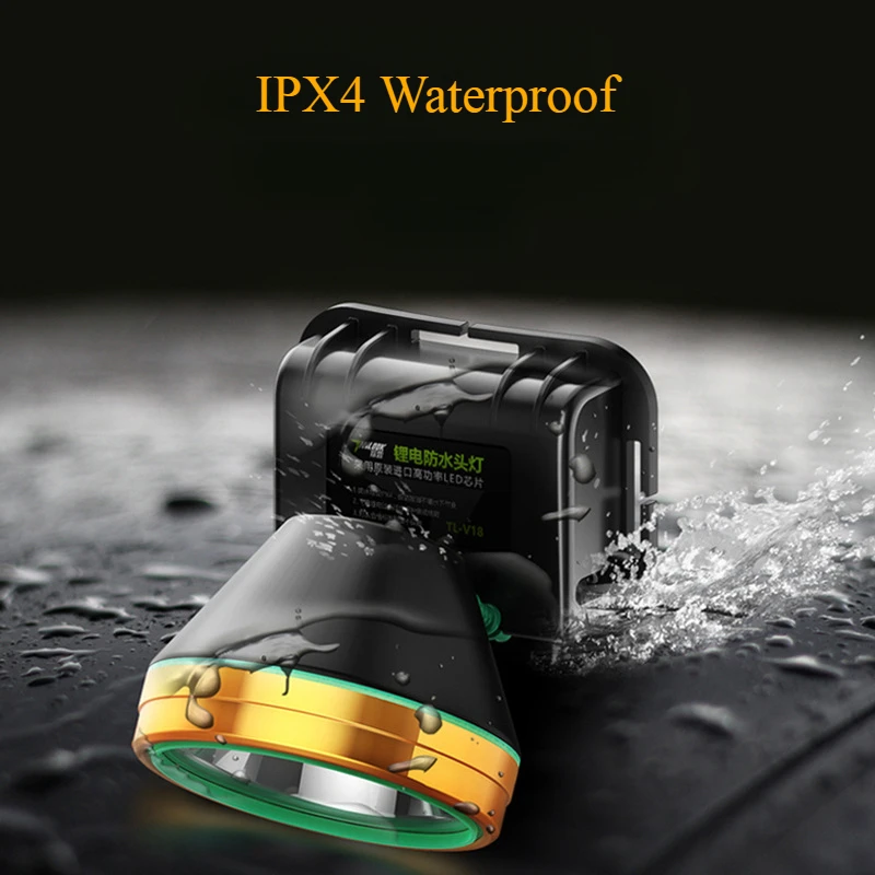 LED Headlight Fishing Light Super Bright Field Lighting Outdoor Special Head-mounted Miner Lamp Flashlight