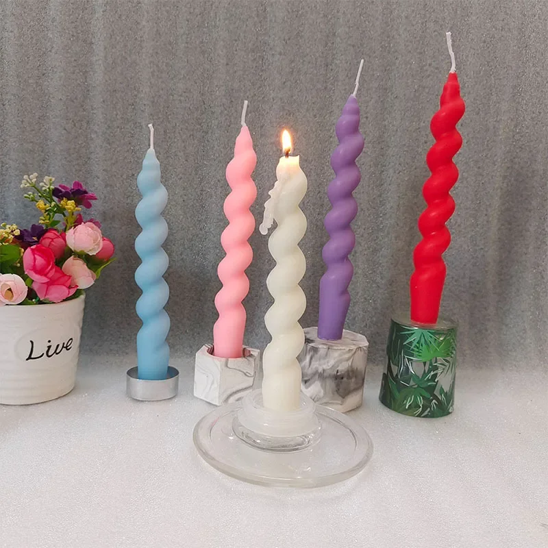 2pcs φ2cm*L17.5CM Classic Stick Candles for Emergency Soy Wax Scentedless Household Candles for Praying Pillar Candles for Party