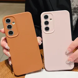 Case For Samsung Galaxy A55 A54 A56 5G A36 A16 A26 A15 A35 A25 S20 FE S21 S22 S23 S24 S25 Ultra S25 Edge Silicone Cover