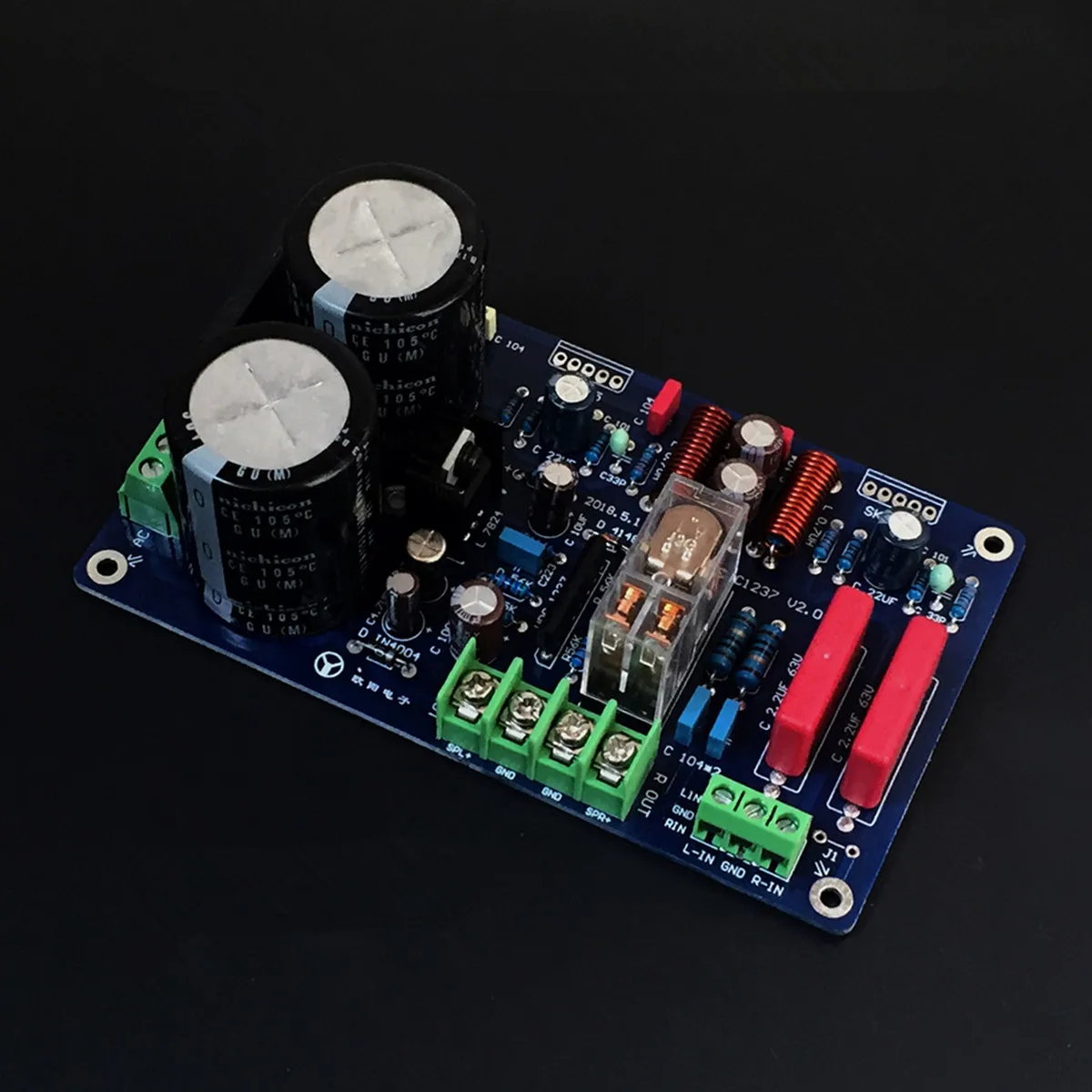 SK3875 SK18752 DIY HiFi สเตอริโอบ้านเครื่องขยายเสียง PCB ป้องกัน
