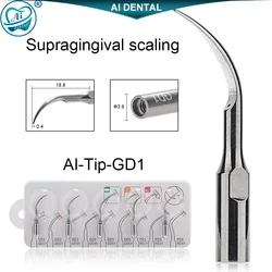 Końcówki stomatologiczny skaler ultradźwiękowy serii ai-tip skalowanie przyzębia endodontyka końcówki skalujące pasują do końcówek skalera typu E G P