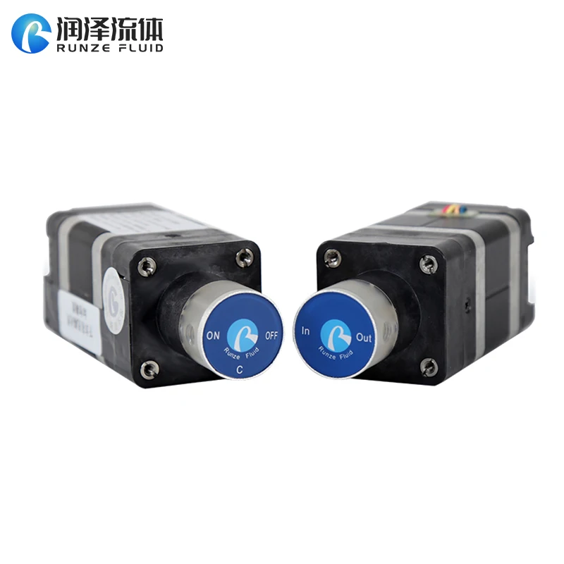No Liquid Pulse Solenoid Valve 2/3/4 Way Switching Valve Stepper Motor Driven Long Service Life