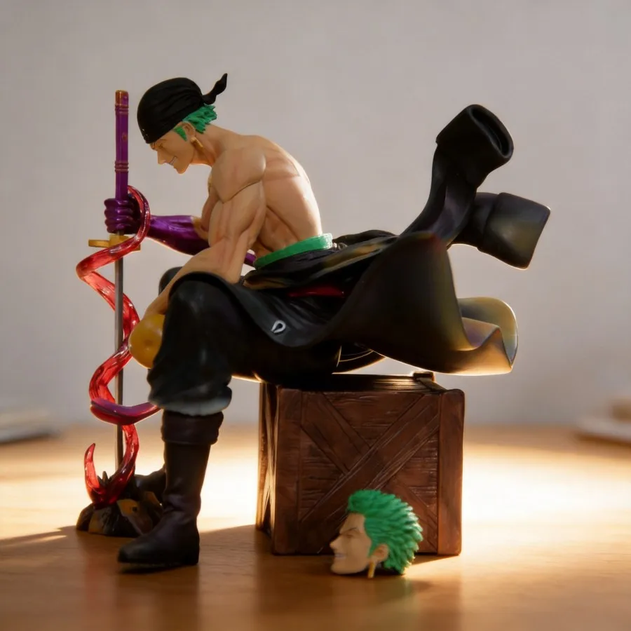 

One Piece Roronoa Zoro Anime Figure 14cm | Collectible Figurine Toy for Fans Desktop Decoration