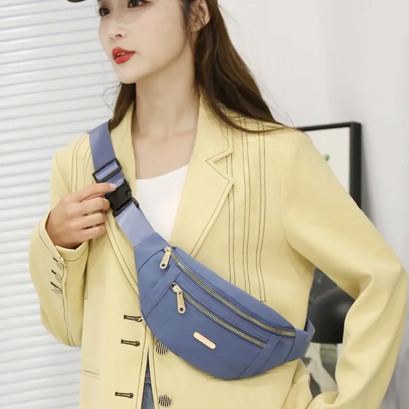 

63HC Fashion Waist Packs for Women Fanny Belt Bag Festival Bum Bags Crossbody Shoulder Purse Sports Workout Trave Phone
