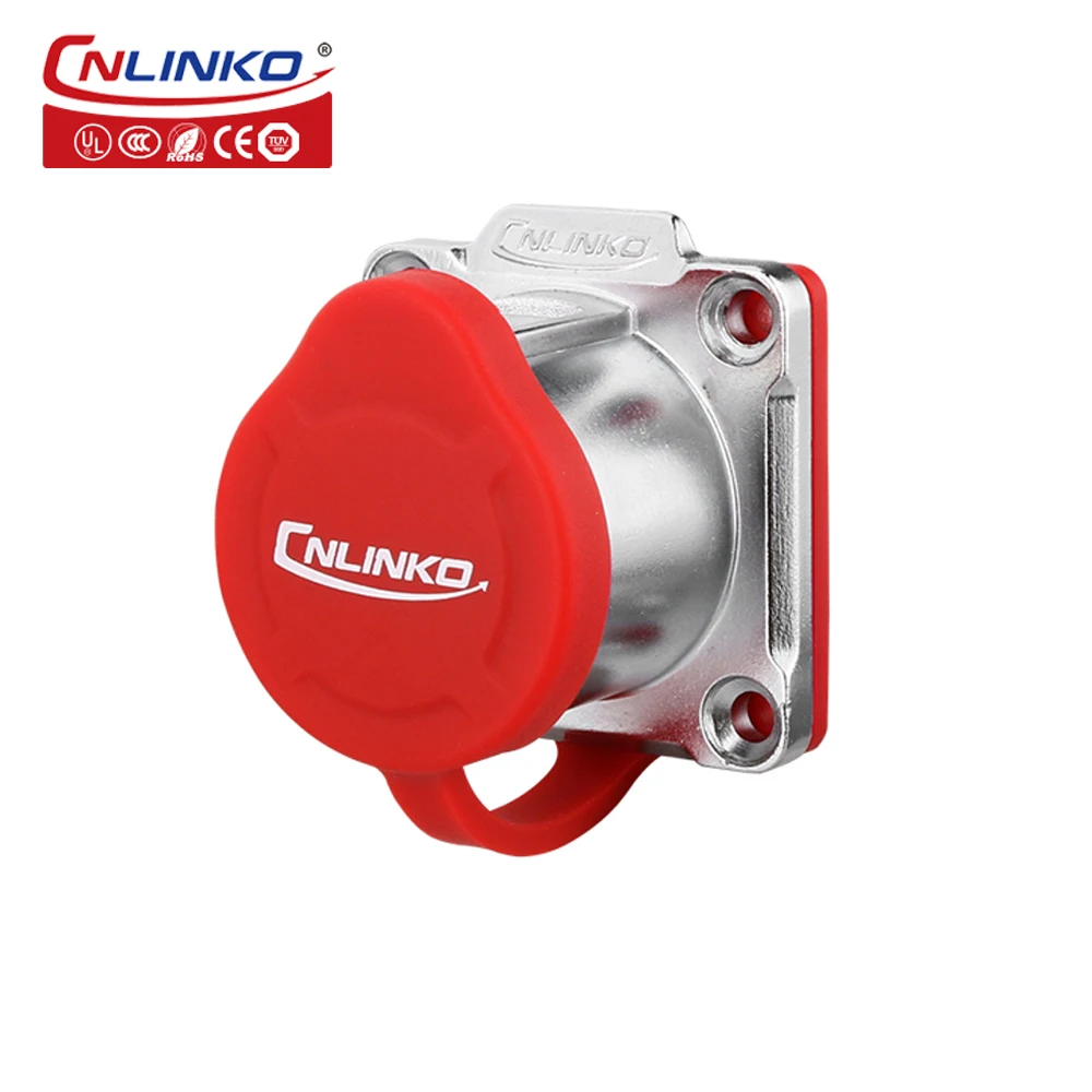 CNLINKO M24 35A Waterproof Electrical Wire Connector LP24 3 Pin Quick Release Butt Plug Panel Mount Socket Welding Pin Connector