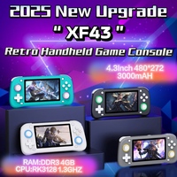 2025 NEW Open Source XF43 Retro Handheld Game Console Linux System Gaming Video Players Console Portable Pocket Device