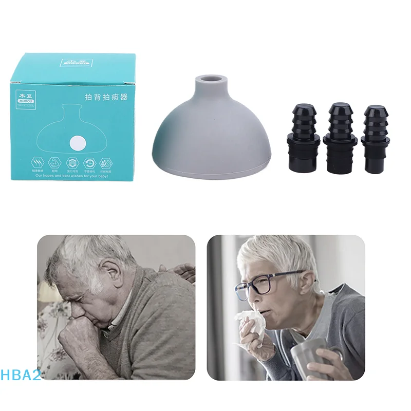 

【H】Клаппер для миофасциального высвобождения с силиконовой чашкой, устройство для удовольствия от мокроты для взрослых и детей, инструмент для массажа спины