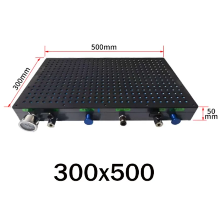 CNC multi-point vacuum suction cup industrial unsealed porous vacuum suction cup 1600W oil-free vacuum pump, 50L drainage tank