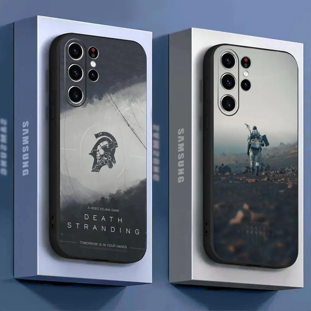 Funda para teléfono Game DEATH Adventure STRANDING para Samsung Galaxy S26 S25 S24 S23 S22 S21 S20 Plus Ultra Soft Black