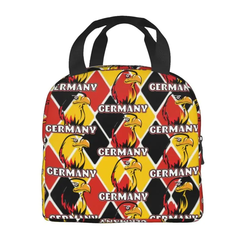 Germany Golden Eagle Insulated Lunch Bags for School Office Animal Waterproof Cooler Thermal Bento Box Women Children