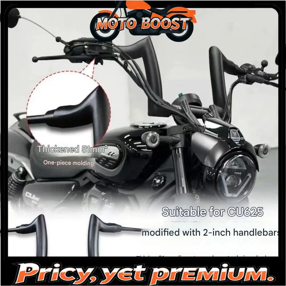 【Premium quality】For VOGE CU625 motorcycle handlebars, CU625 thickened 2-inch high handlebars, motorcycle modification parts.