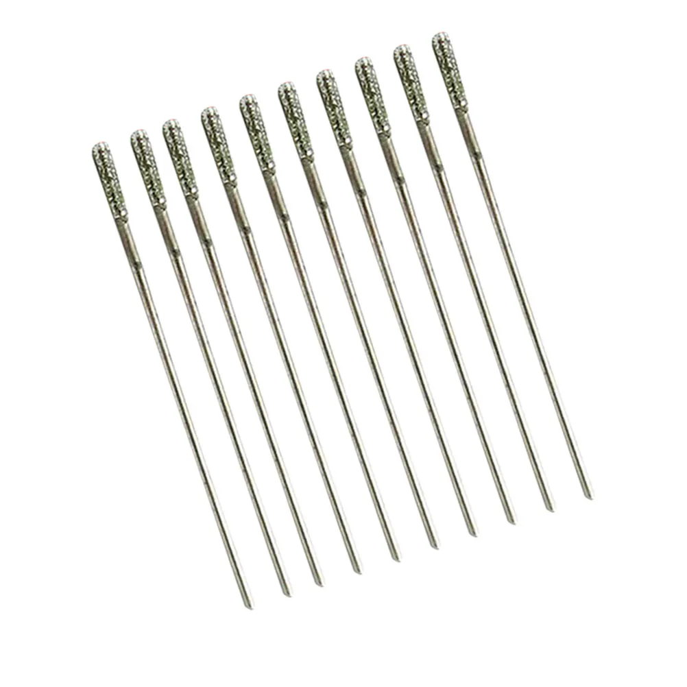 

10 Pcs Drill Bits High Quality Diamond Ceramic Glass Punching Needle Tools Drilling Jewellery Manual Electric Bench