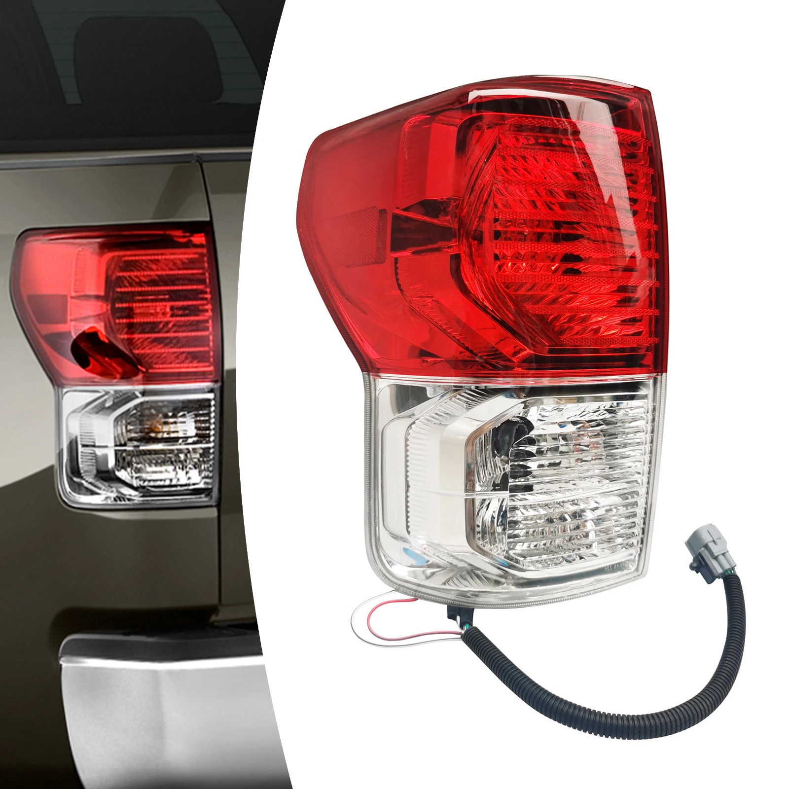 1 زوج ملحمة الإضاءة OE نمط استبدال الفرامل الخلفية الذيل ضوء الجمعية متوافق لتويوتا 2010-2013 الجانب الأيمن والأيسر