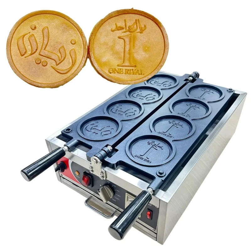 

Commercial pancake machine numerical control cheese coin bread waffle machine engraving