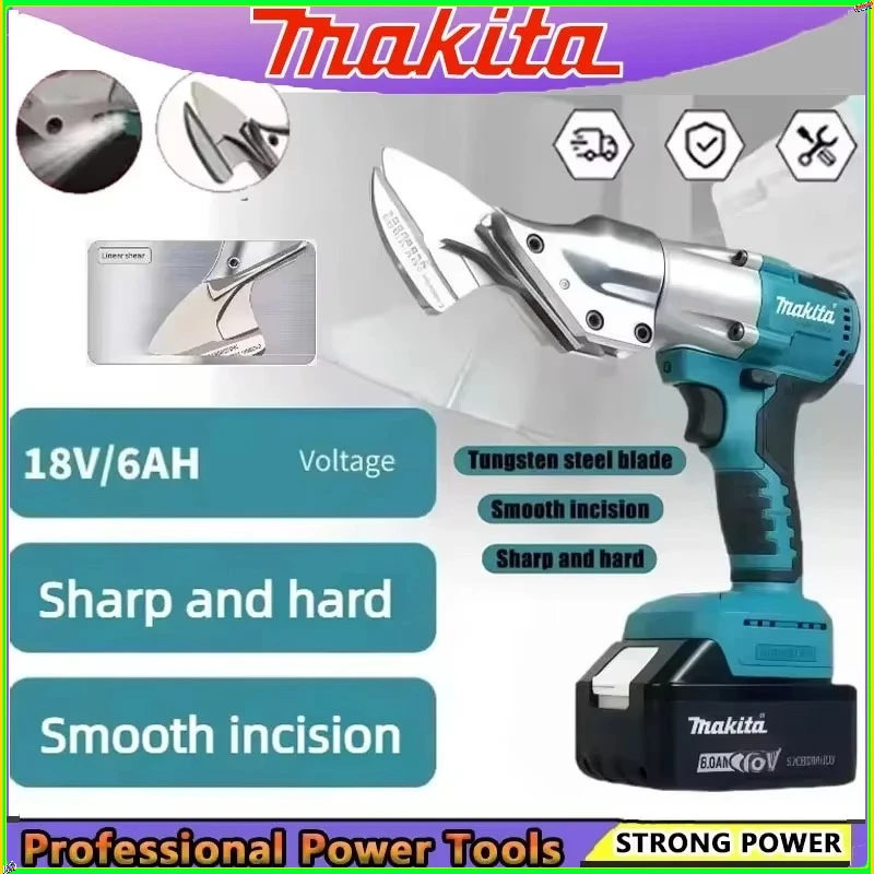 

Makita Scissors Cutting Tools Cordless Iron Sheet Brushless Electric Scissors Rechargeable Metal Sheet Shear For Makita Battery