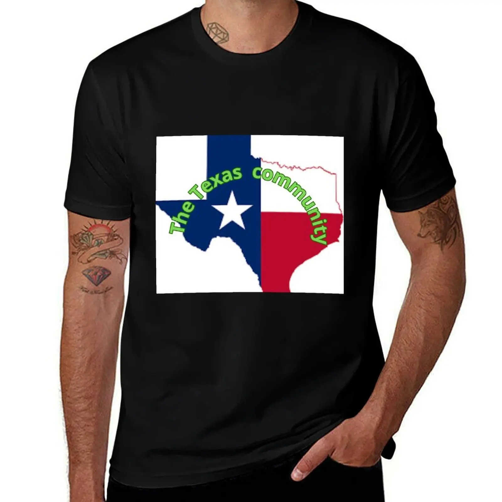

The Texas community T-Shirt baggy shirts custom t-shirts aesthetic clothes oversizeds t shirts for men pack