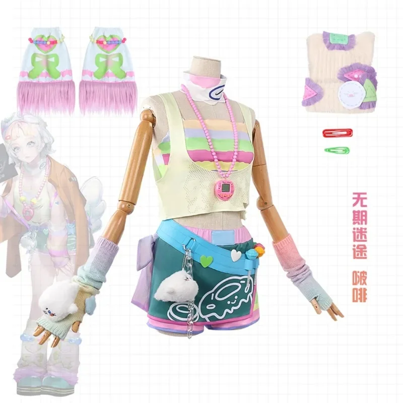 U5GG Path To Nowhere Poffy Cosplay Cute Outfit Full Leg Warmers Accessories Adult Women Halloween Comic Con Daily Role Play Cost view 5