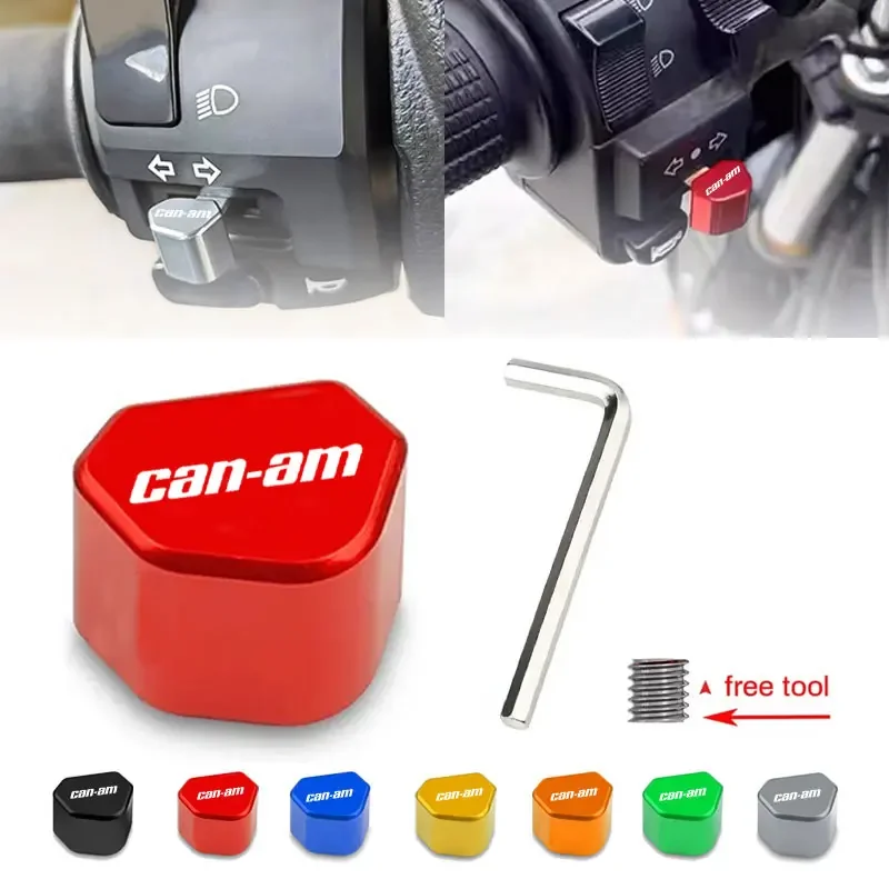 Motorcycle Switch Button Turn Signal Switch Key Cap For Can Am Outlander 1000 Ryker 900 Renegade 800 Canam Maverick X3 Spyder