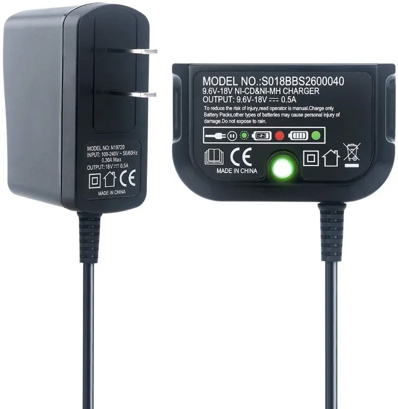Cargador de batería Ni-CD Ni-MH para Black & Decker 9,6 V-18V reemplazo A12 A12-X HPB18 HPB14 HPB12 HPB96 HPB18-OPE herramientas eléctricas
