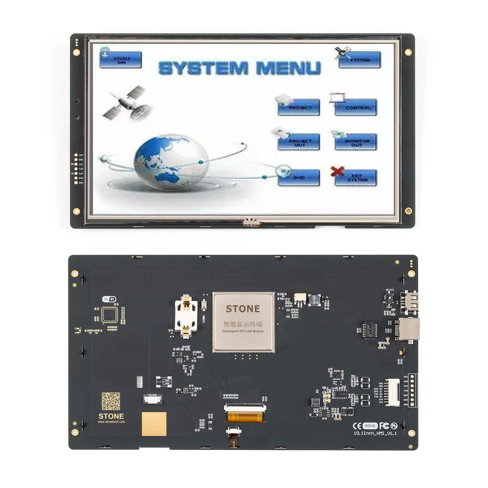 

10.1 inch good qualitycontrol panel TFT-LCD module, LCD display module