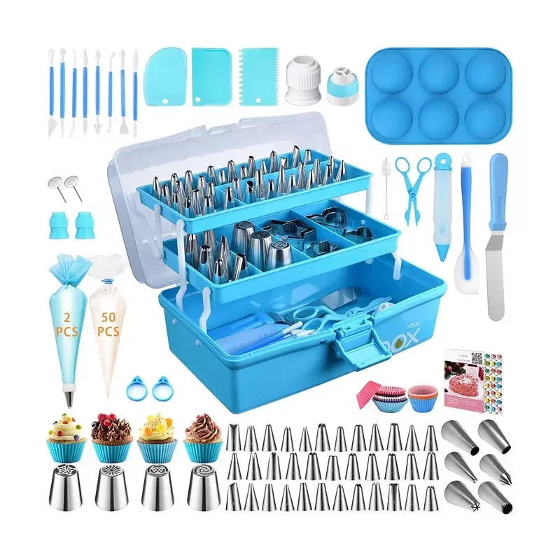 

Cake Decorating Supplies Tools 236 Pieces Cake Decorating Tools Sets and Equipment Machine Tool Baking