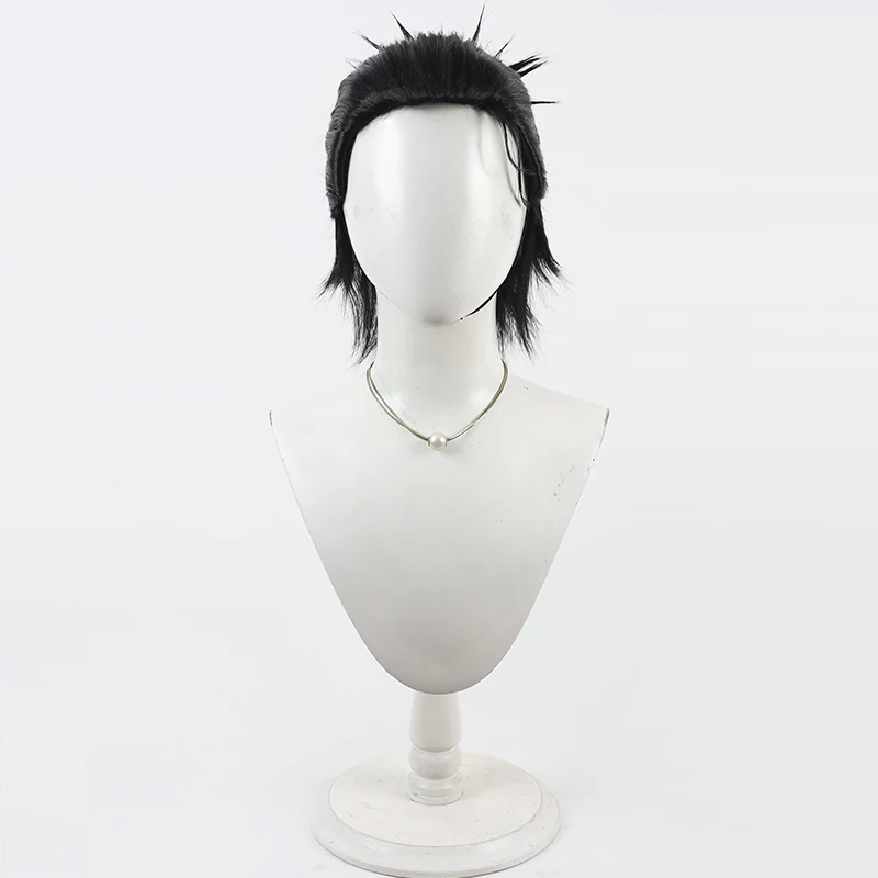 أنيمي مثل التنين إيشين ساكاموتو ريوما شعر مستعار تأثيري هالوين كرنفال الدعائم حفلة الشعر الاصطناعية + غطاء شعر مستعار