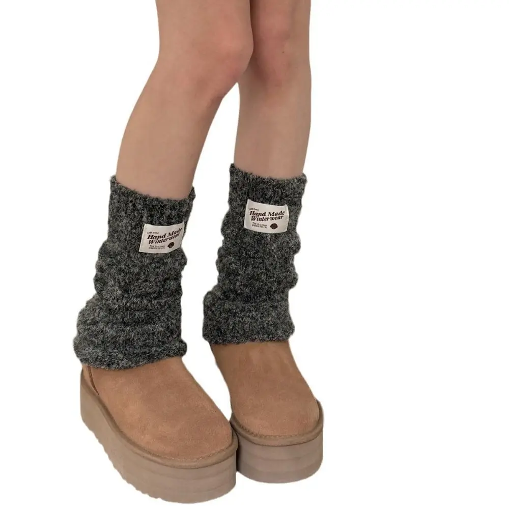 Fashion Colorful Kintted Y2k Leg Warmers Soft Sweet Leg Warmer Women Hosiery Pile Up Scoks Warm Leg Cover Fall Winter