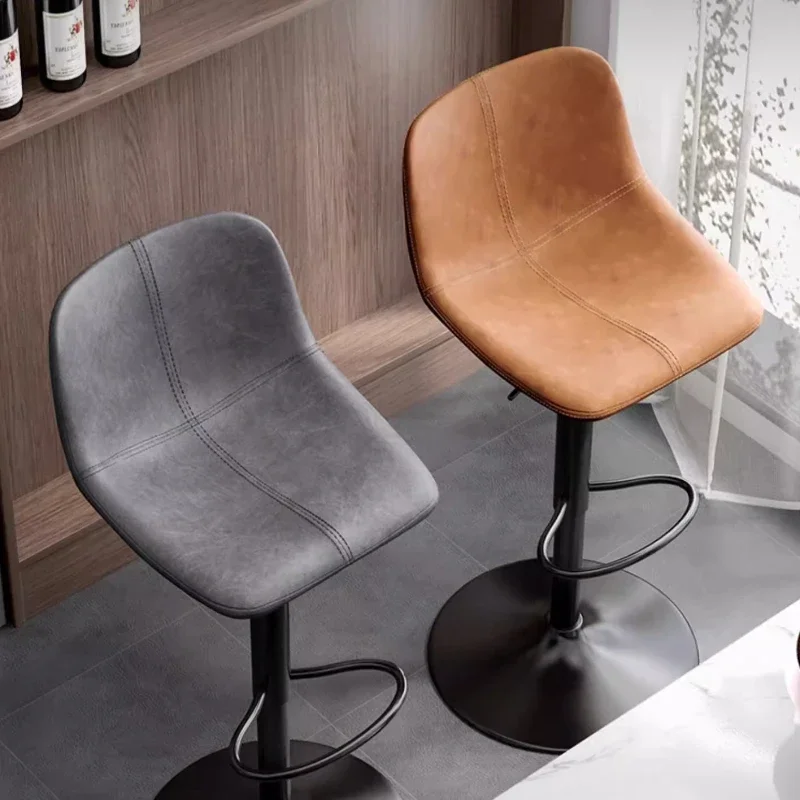 สบายเก้าอี้บาร์โลหะอาหารเช้าภายในElegantเก้าอี้บาร์ความสูงปรับแต่งหน้าTaburete Cocina Altoเฟอร์นิเจอร์บาร์