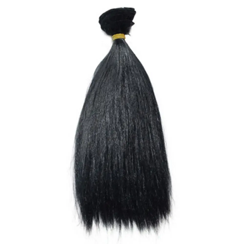 Doll Hair Long Straight Wigs Synthetic Fiber High-temperature Wire Milk Silk Imitation Wool For 1/3 1/4 1/6 1/12 Dolls Accessory