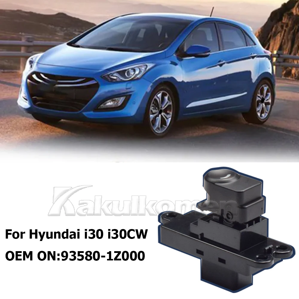 935802L010 Car Genuine Rear Electric Power Window Switch Button For Hyundai i30 i30CW 93580-2L010 93580-2L000 93580-1Z000 7Pins