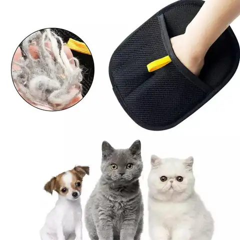 고양이 헤어 리무버 브러시 고양이 제모 도구 고양이 헤어 흡수 도구 제모 브러시 헤어 스크레이퍼 고양이 제모 장갑