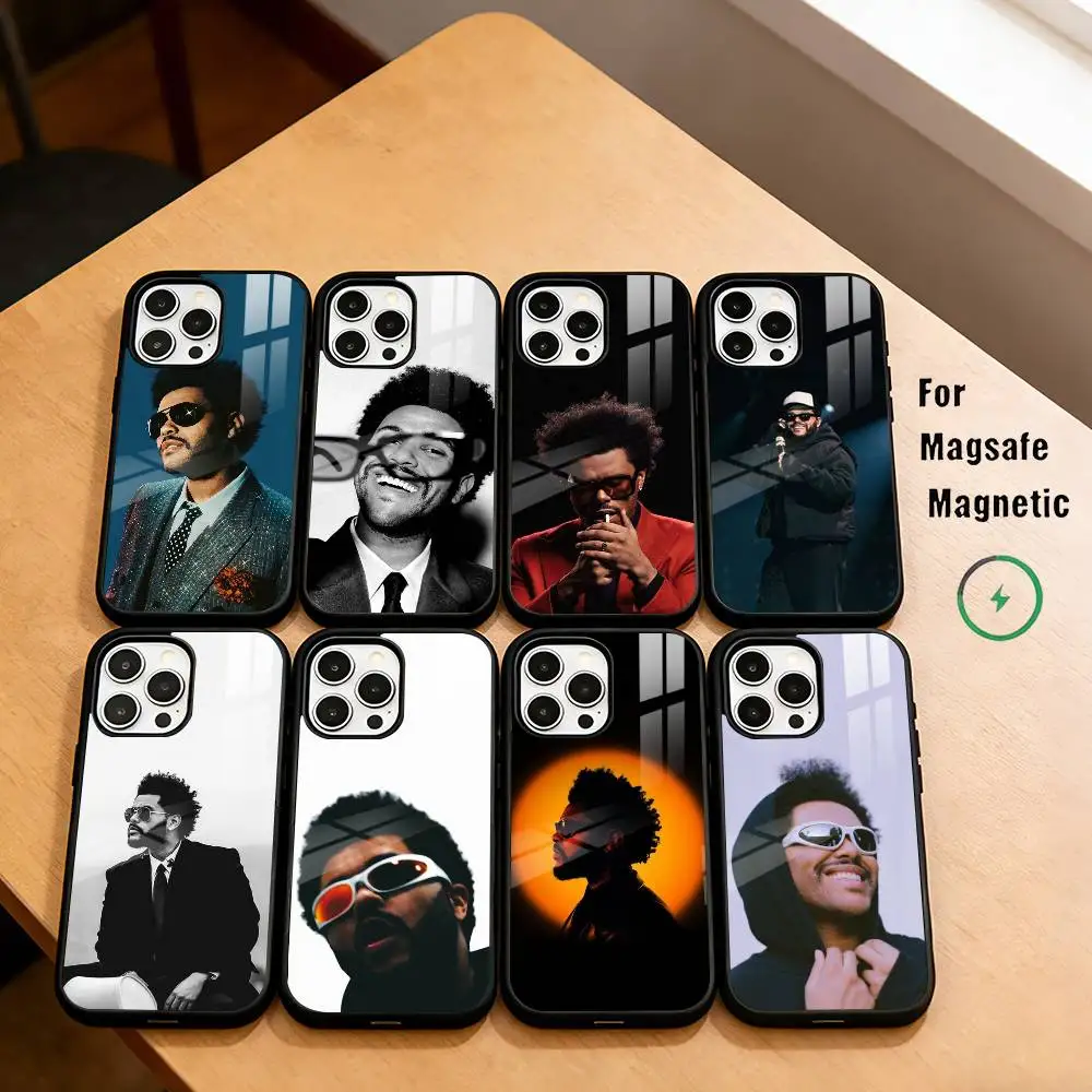 

M-Music producer T-The Weeknd Phone Case For iPhone17,16,15,14,13,12,11 Plus,Pro Magnetic with Magsafe Wireless Charging