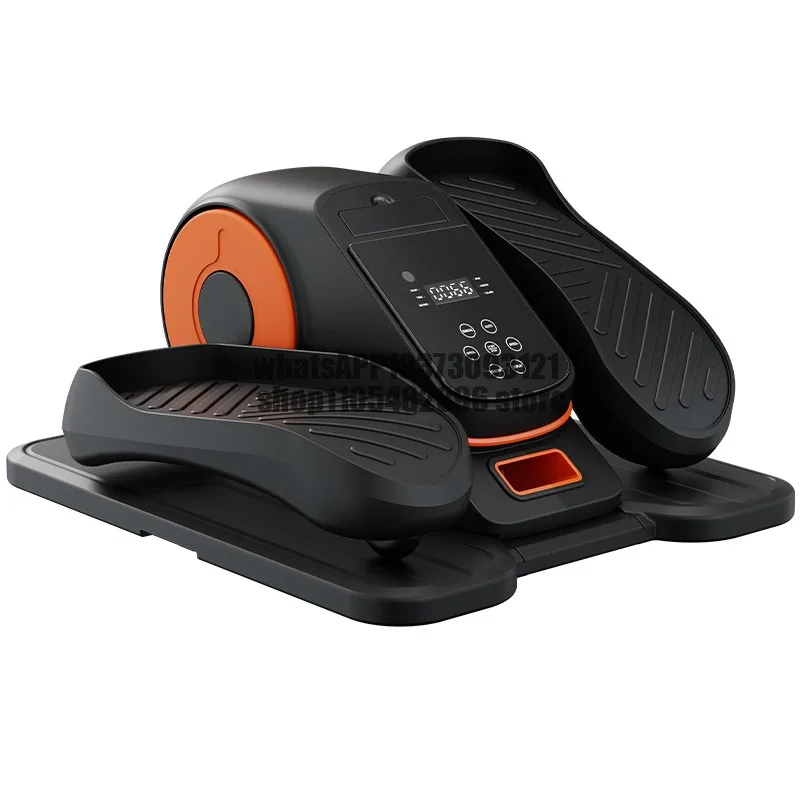 Under Desk Elliptical Exercise Machine Ellipse Leg Exerciser with  Electric Foot Leg Exerciser While Sitting for Seniors