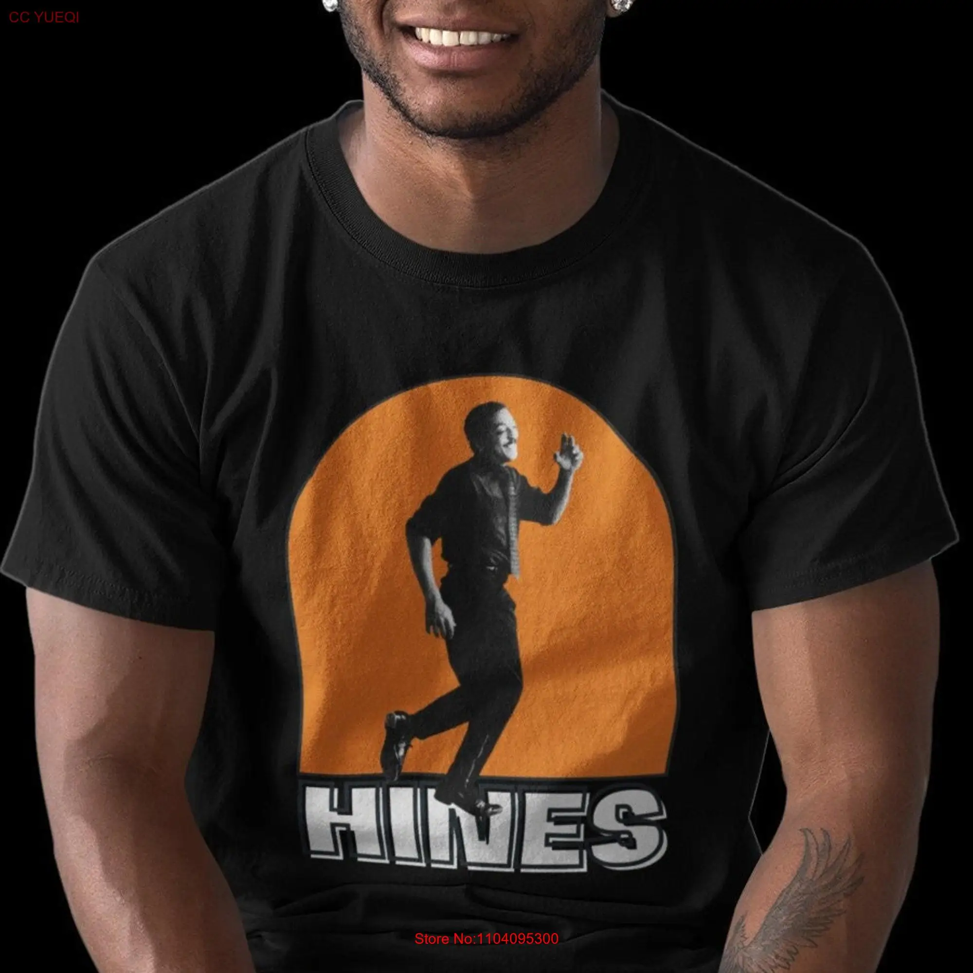 Gregory Hines Adult Heavyweight T Shirt long or short sleeves