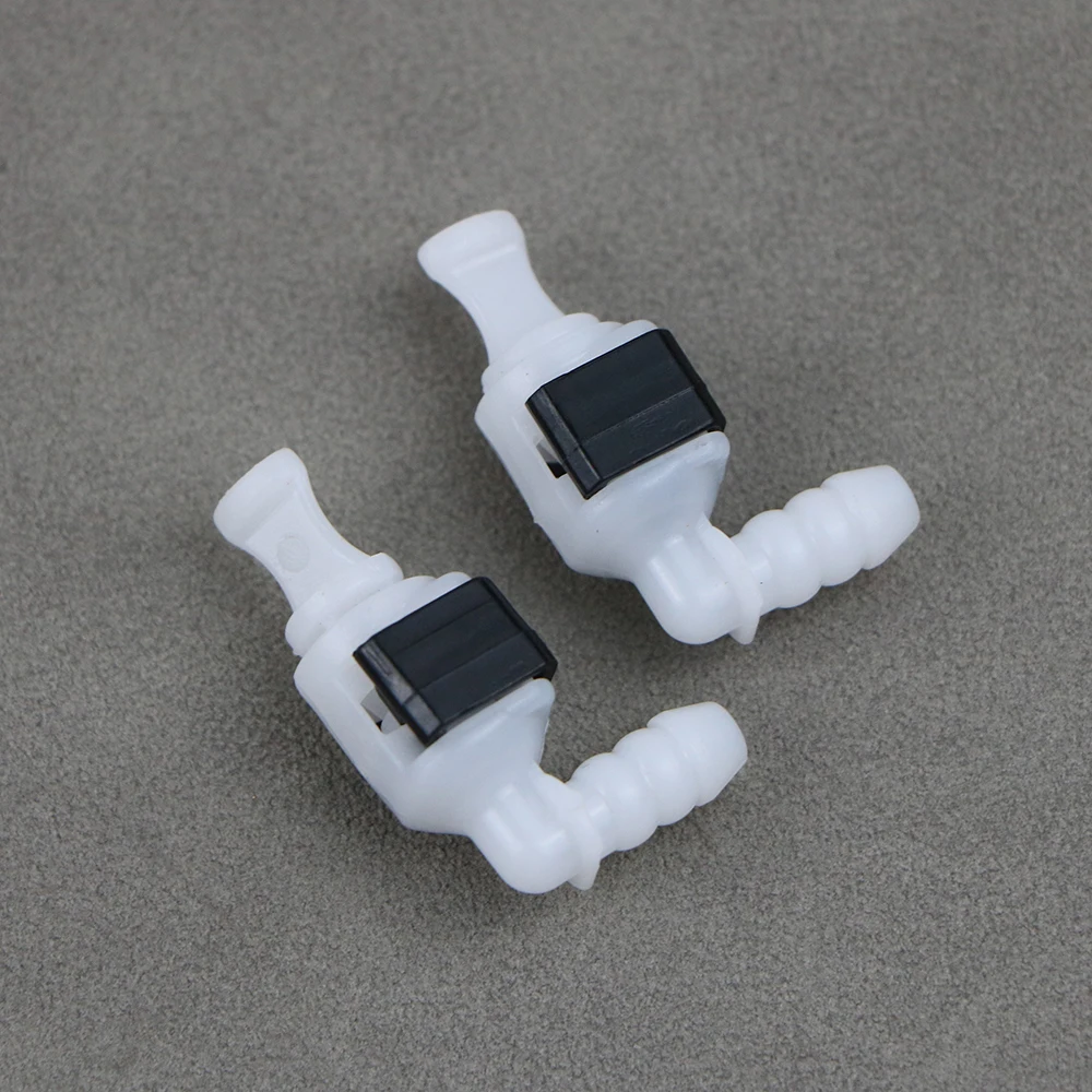 3B0955665C 2Pcs Windshield Washer Nozzle Connector Elbow Clip Head For A3 A4 A6 A8 Q5 Q7 TT Beetle Golf Jett Passat Octavia