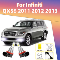 2Pcs Led Car Fog Lamp For Infiniti QX56 2011 2012 2013 LED Front Fog Light Bulb Canbus Plug-N-Play 15000LM Lumens Foglights