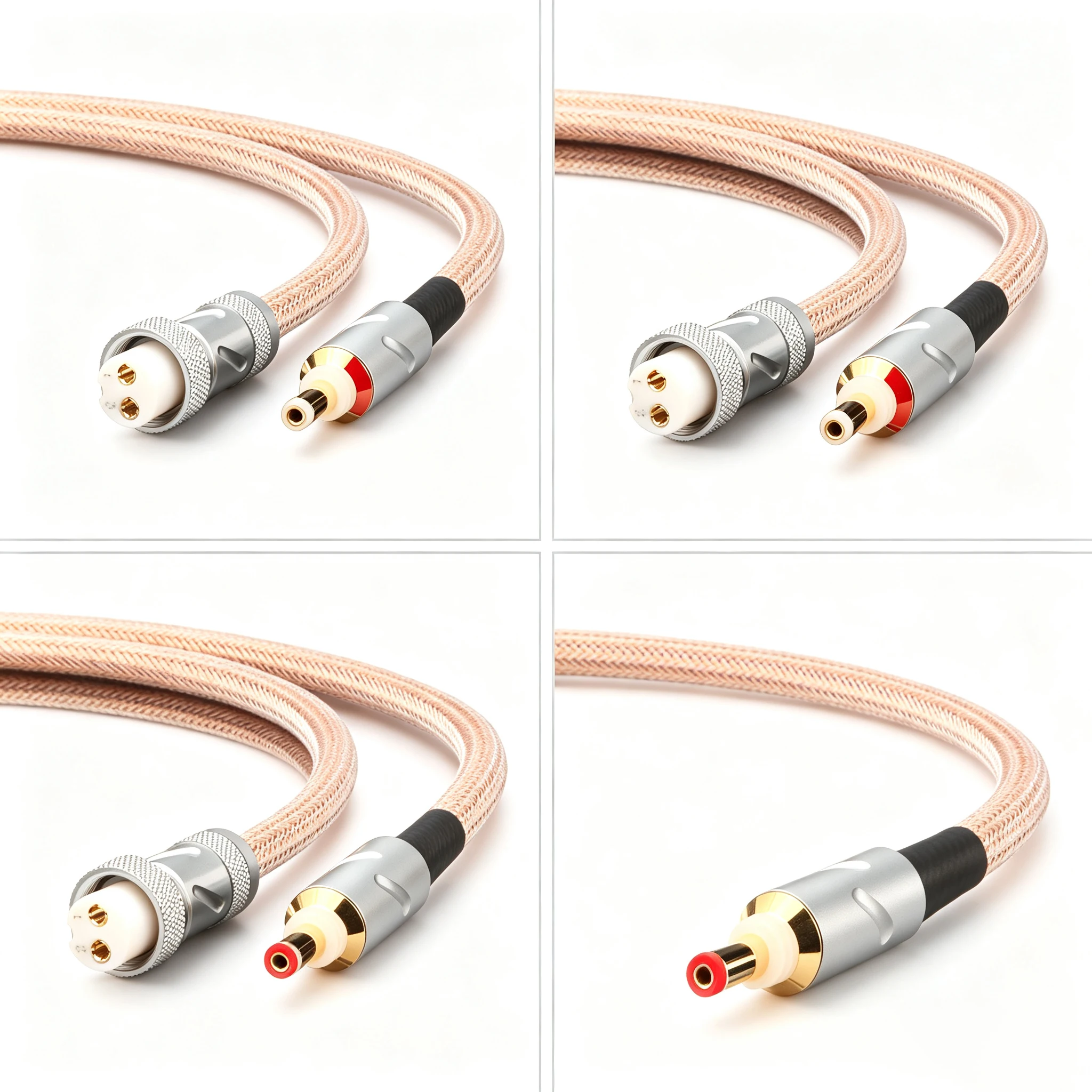 Hifi GX16 to DC2.1/DC2.5 Double Shield Digital Cable Use for Audiophile Speaker Amplifier CD/DVD Player