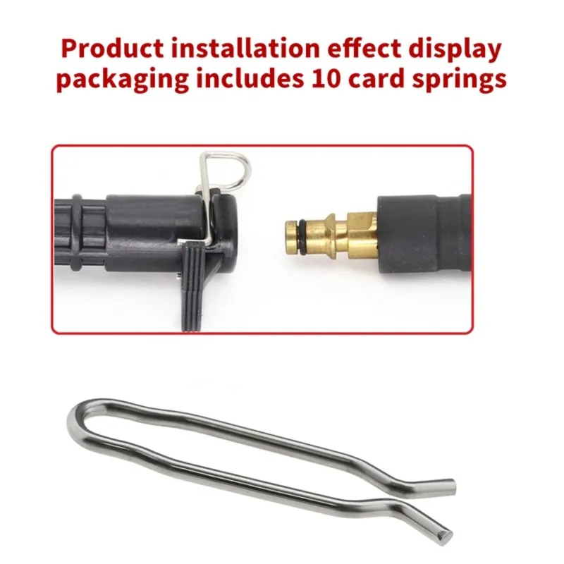 BOFO Replacement Parts- Spring Clamps(10PCS) For Karcher K2 K3 K4 K5 K6 K7 Pressure Washer