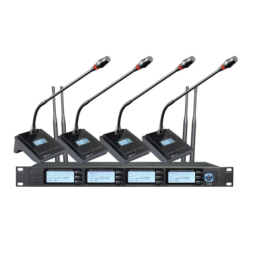 EIF-5104 professional wireless microphone 4-channel conference microphone suitable for conference multi-function hall
