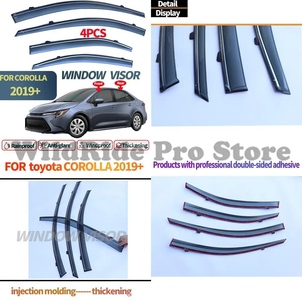 

1 set For TOYOTA Corolla 2019-2023 Window Visor Car Side Window Rain Deflector