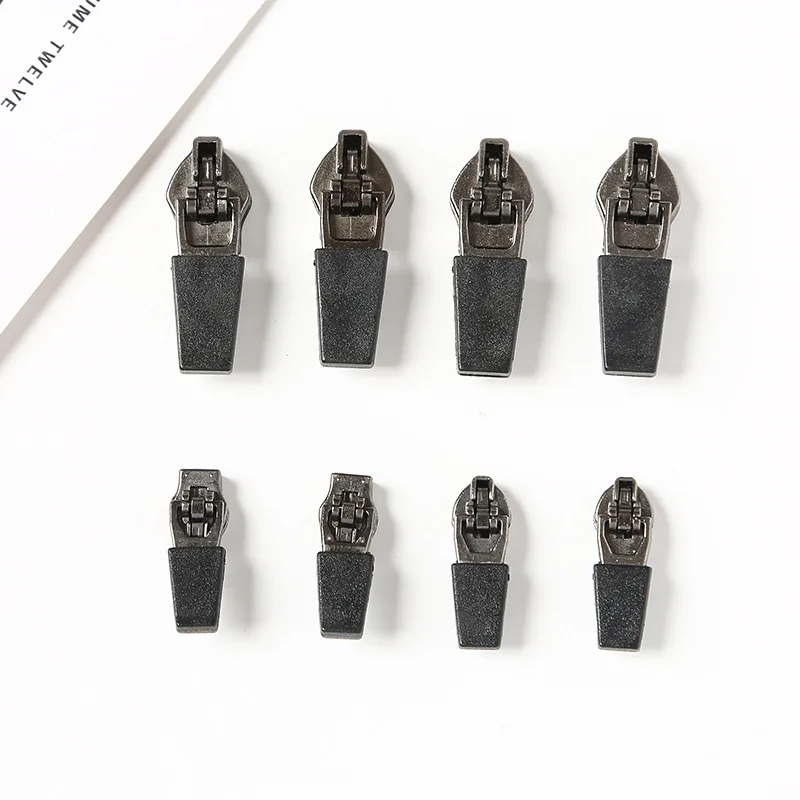 20Pcs 3# 5# Anti-loading Waterproof Zipper Slider Head Reverse Installation for Invisible Nylon Zips DIY Bag underwear Accessori